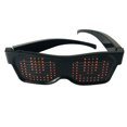 thumbnail image 3 of LED Glasses Customizable BT LED Glasses Colorful Light Glow Glasses DIY Messages 31 Animations 11 Pictures Music Mode Glow Toys for Party Rave Music Festival, 3 of 7