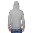 thumbnail image 2 of Fruit Of The Loom Mens Sofspun Full-Zip Hooded Sweatshirt, L, Athletic Heather, 2 of 3