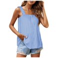 thumbnail image 2 of Birdeem Blouse Sans Manches Ample Confortable pour Femmes, Hauts Décontractés, 2 of 12