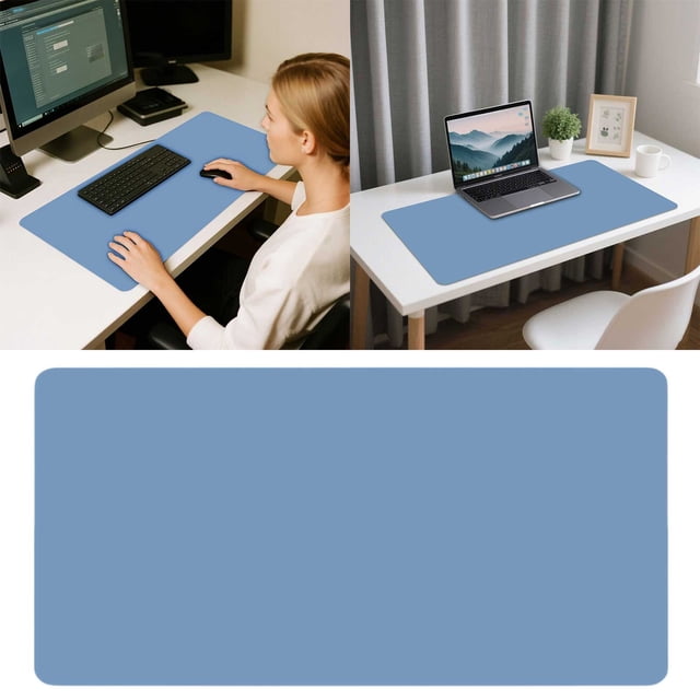 Mouse Pad Desk Accessories Large Pad Desk Mat for Home Gaming and Study Rubber Keyboard Pad Home & Pad Nice Edge Thick Desk Mat Laptop Slip 30X60cm