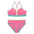 thumbnail image 4 of Justice Girls' Two Piece Colour Blocking Bikini Set, 4 of 4