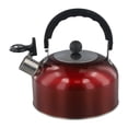 thumbnail image 1 of Chendee Stylish And Versatile 2L Whistling Kettle Stovetop Stainless Steel,Red, 1 of 9