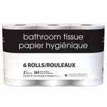 Black & White 6 Triple Roll 363 Sheets 2-Ply Bathroom Tissue