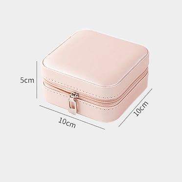 Jewelry Box with Necklace Holder Earring Ring Jewelry Display Storage Box Case Organizer Flannel Tray Holder Gift Jewelry Box Necklace Organizer Earring Jewelry Box Organizer