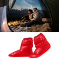 thumbnail image 2 of Outdoor Down Slippers Sock Shoes Warmer Boot Booties Red M, 2 of 7
