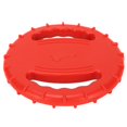 thumbnail image 1 of Dog Flying Disc Toy, Stress Relief Dog Training Flying Disc 2 Sides Hollow Design TPR  For Park For Large Dogs Sky Blue,Red, 1 of 8