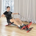 thumbnail image 3 of Gymax Machine d'Aviron Pliable 4 en 1 AB Crunch Machine d'Entraînement avec Panneau de Commande Gym à Domicile, 3 of 10