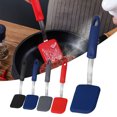 thumbnail image 1 of Lubelski Silicone Cookie Spatula Turner Mini Brownie Spatula Heat-Resistant No Scratch Small Silicone Spatula Non-stick Cookware Flipper Baking Utensils, 1 of 7