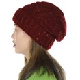 thumbnail image 2 of Bonnet Femme Créatif Mode Tricoté Bonnet d'Hiver Chaud pour Extérieur, 2 of 10