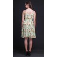 thumbnail image 3 of Bimba Floral Women Smocked Above Knee Cocktail Dress Flowy Summer Sun Dress-Large, 3 of 5