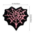 thumbnail image 3 of Halloween Cobweb Design Bathroom Floor Mat Thick Textile Absorbent Rug with Drainage Base Home Decor Door Mat 40x60cm/50x80cm Black, 3 of 6