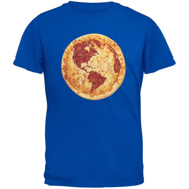 T-Shirt Jeunesse Bleu Terre Pizza