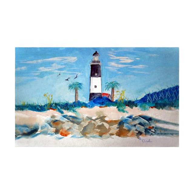 Betsy Drake DM1121G 30 x 50 in. Tybee Lighthouse, GA Door Mat