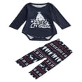 thumbnail image 2 of Christmas Family Matching Pajama Sets Christmas Tree Tops Print Pants 2PCS  Outfits, 2 of 6