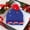 B, variant on Aufmer 4 Pcs Illuminated Christmas Knit Hat, Festive LED Light Up Beanie, Warm Winter Ear Protection, Fashionable Holiday Accessory(Multicolor)