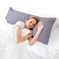 thumbnail image 2 of Unique Bargains Pillowcase Zipper Long Staple Cotton 1pc, 2 of 10