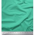thumbnail image 1 of Soimoi Crepe Silk Fabric Geometric Small Print Fabric by The Yard 42 Inch Wide, 1 of 3