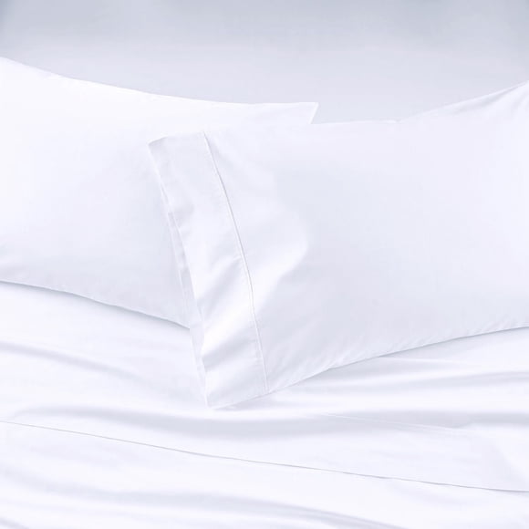 Better Homes & Gardens 300 Thread Count Cool & Crisp 4-Piece Cotton Percale Sheet Set