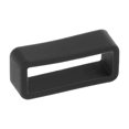 thumbnail image 4 of Unique Bargains Watch Band Strap Loops Silicone for 19mm Width Watch Band, Black 4 Pack, 4 of 5