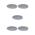 thumbnail image 3 of QualitChoice Nappe Ronde Imperméable Anti-Huile Bordure Extensible Couverture Salon Antidérapante Décoration Restauration Fête Gris 5Set, 3 of 6
