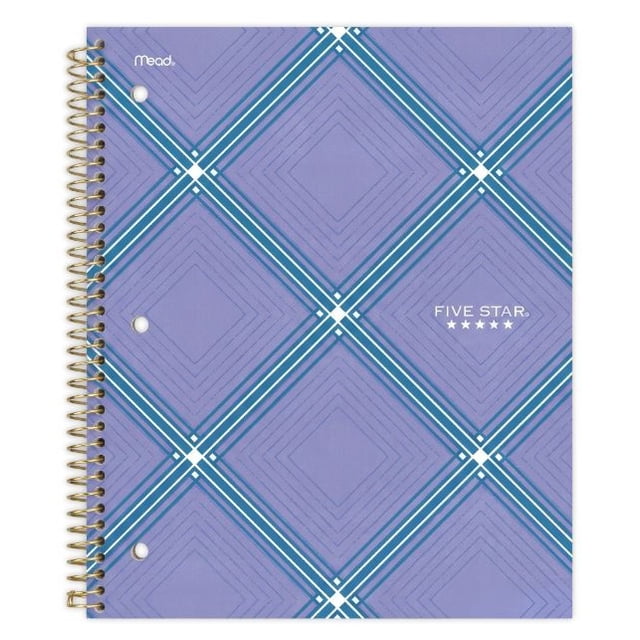 Five Star® 3 Subject 240pg Style Notebook, Diamond