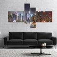 thumbnail image 2 of Design Art - Lit NYC Manhattan Skyline, 2 of 2