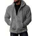 thumbnail image 1 of Pisexur Jackets for Men Pullover Sweater Stand Collar Elastic Solid Color Half Sweater For Men Stand-up Collar Sweater Winter Coats for Men Mens Winter Jacket, 1 of 3