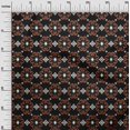 thumbnail image 2 of oneOone Cotton Poplin Fabric Diamond & Swirl Ikat Print Sewing Fabric BTY 56 Inch Wide, 2 of 4