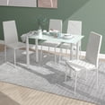 thumbnail image 2 of HOMCOM Dining Table Set Modern Kitchen Table and Chairs Set 5 Pieces, 2 of 10