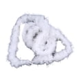 thumbnail image 4 of Wweixi 5x Joy To Home Office Or Shop Christmas Tree Feather Strip Collection Simple Fiber Christmas Decoration Feather Reusable white 5Set, 4 of 6