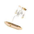 thumbnail image 2 of ziyahi Gold Candle Holder Rotating Tea Light Holder Candleholder Decor B, 2 of 8