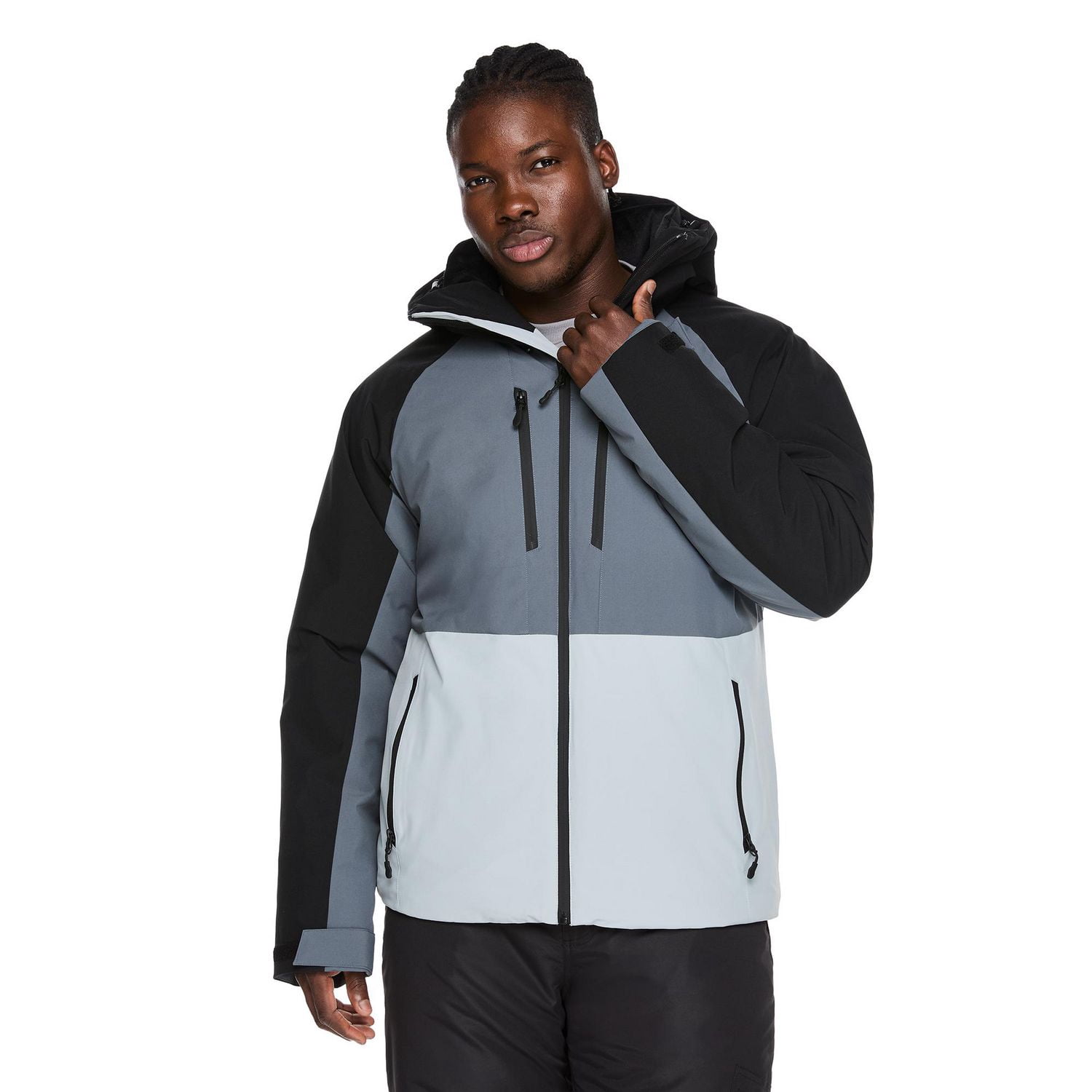 Manteau d’hiver avec blocs de couleur Athletic Works pour hommes