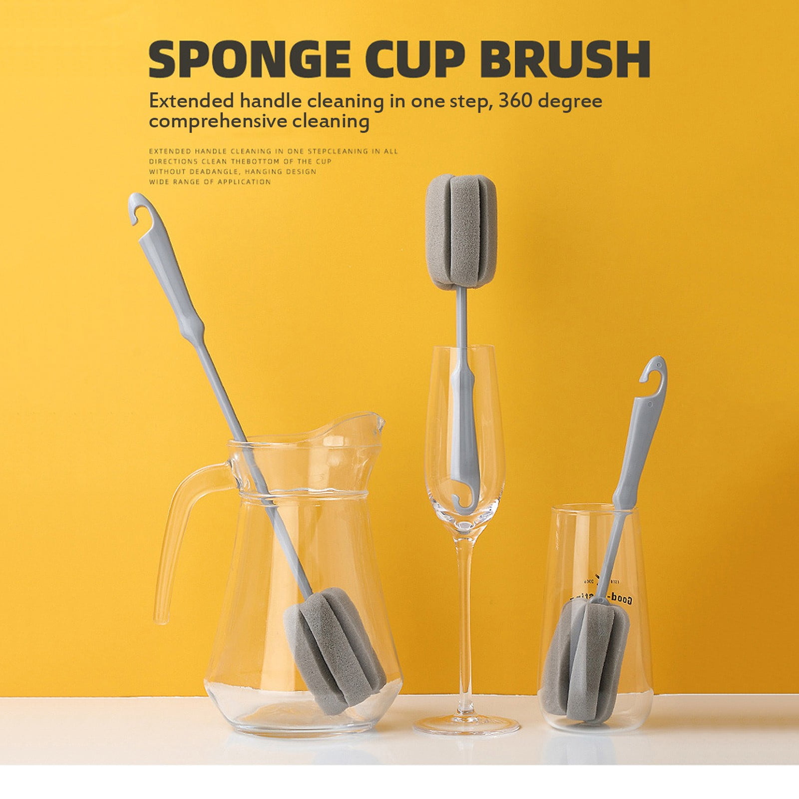 Water Bottle Brush Kitchen Bottle Brush, Long Brush for Bottle Cleaning Bottle Cleaner, Brush for Water Bottle Cleaning(1PCS)