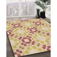 thumbnail image 3 of Ahgly Company Tapis Rectangulaire Lavable en Machine Intérieur Transitionnel Brun Or, 3 Pieds x 5 Pieds, 3 of 7