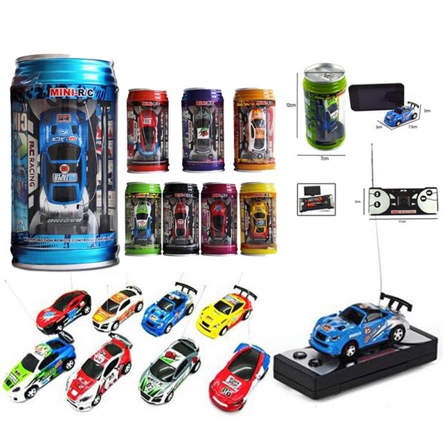 Mini Coke Can Speed RC Radio Remote Control Micro Racing Car Toy Children Kids Gift