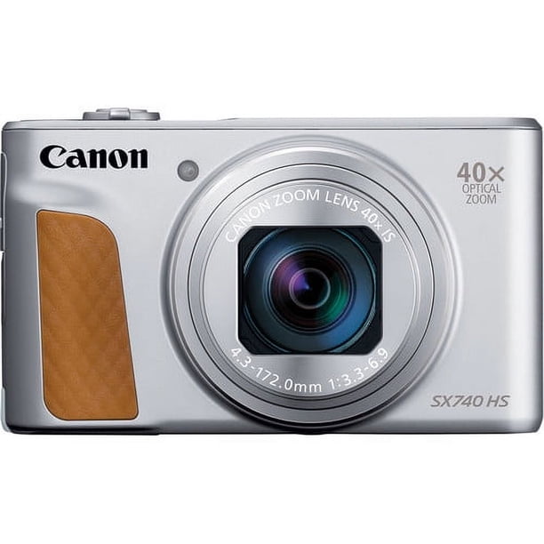 Canon PowerShot SX740 HS Digital Camera (Silver) - 20.3MP, 40x