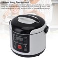 thumbnail image 3 of Cuiseur à Riz pour Voiture, Fonction d'Isolation Mini Cuiseur à Riz Multifonction Sécuritaire 2 L Antiadhésif Réservation 24 H avec Panier Vapeur pour Voyage pour Soupe, 3 of 7