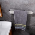 thumbnail image 1 of Qaailabf 11.8-Inch Self Adhesive Hand Towel Bar, Brushed Stainless Steel Bathroom Towel Rack, Wall Mounted U-Shaped Design, No Drill Installation, Fits Kitchen RV Bedroom, Silver, 1 of 6