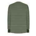 thumbnail image 4 of Lmnyox Hauts Grande Taille pour Femmes, Manches Longues Surdimensionnées, Col Rond, Chemises Plissées, Blouses Décontractées Mode, 4 of 6