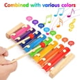thumbnail image 4 of Grande Économie,HWRETIE Liquidation d'Instruments de Musique,Ensemble de Jouets d'Instruments de Musique,Ensemble de 14 Pcs d'Instruments de Percussion pour Enfants Enseignement, 4 of 8