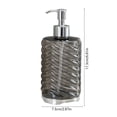 thumbnail image 3 of yulier 420ml Soap Dispenser Refillable Hand Soap Dispenser Plastic Liquid Pump Bottle Bathroom Kitchen Soap Dispenser for Dish Soap, Hand Soap, Lotion, 3 of 6