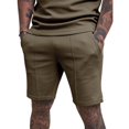 thumbnail image 3 of Mens Long Cargo Shorts Men’S Casual Shorts Mens Casual Shorts Cotton Drawstring Summer Beach Stretch Golf Shorts Lightweight Running Workout Quick Dry Pants, 3 of 7