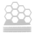 thumbnail image 1 of Miangastore 1 Set of 2 Pcs Silicone Earring Rack Molds Hexagon Shape Earring Holder Molds, 1 of 9