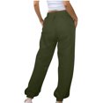 thumbnail image 4 of Posijego Pantalon de Survêtement pour Femme à Bas Resserré, Joggers de Sport, Taille Élastique, Couleur Unie, Pantalon de Course, 4 of 7