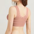 thumbnail image 5 of Weiqiqre Bras for Women Full Coverage Front Closure Posture Back Unpadded Wirefree Everyday Bra -Comfort, 5 of 5