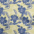 thumbnail image 1 of oneOone Cotton Silk Blue Fabric Asian Floral Sewing Material Print Fabric By The Yard 42 Inch Wide, 1 of 4