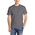 thumbnail image 4 of Hanes T-Shirt Classique à Col Rond en Coton pour Hommes Beefy-T, L, Acier Clair, 4 of 4