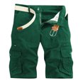 thumbnail image 1 of Yuyuzo Shorts Cargo pour Hommes avec Multiples Poches Coupe Classique Décontractée Été Plein Air Randonnée Tactique Entraînement Salopettes Shorts, 1 of 6