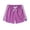 Purple, variant on DPTALR Summer Children's Casual Sports Shorts Solid Color Pants Big Children's Rubber Waist Beach Pants
