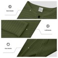 thumbnail image 3 of fatyb Casual Shirts for Men Long Sleeve Tshirts Button Pullover Solid Color Mens Lightweight Tee Tops, 3 of 7